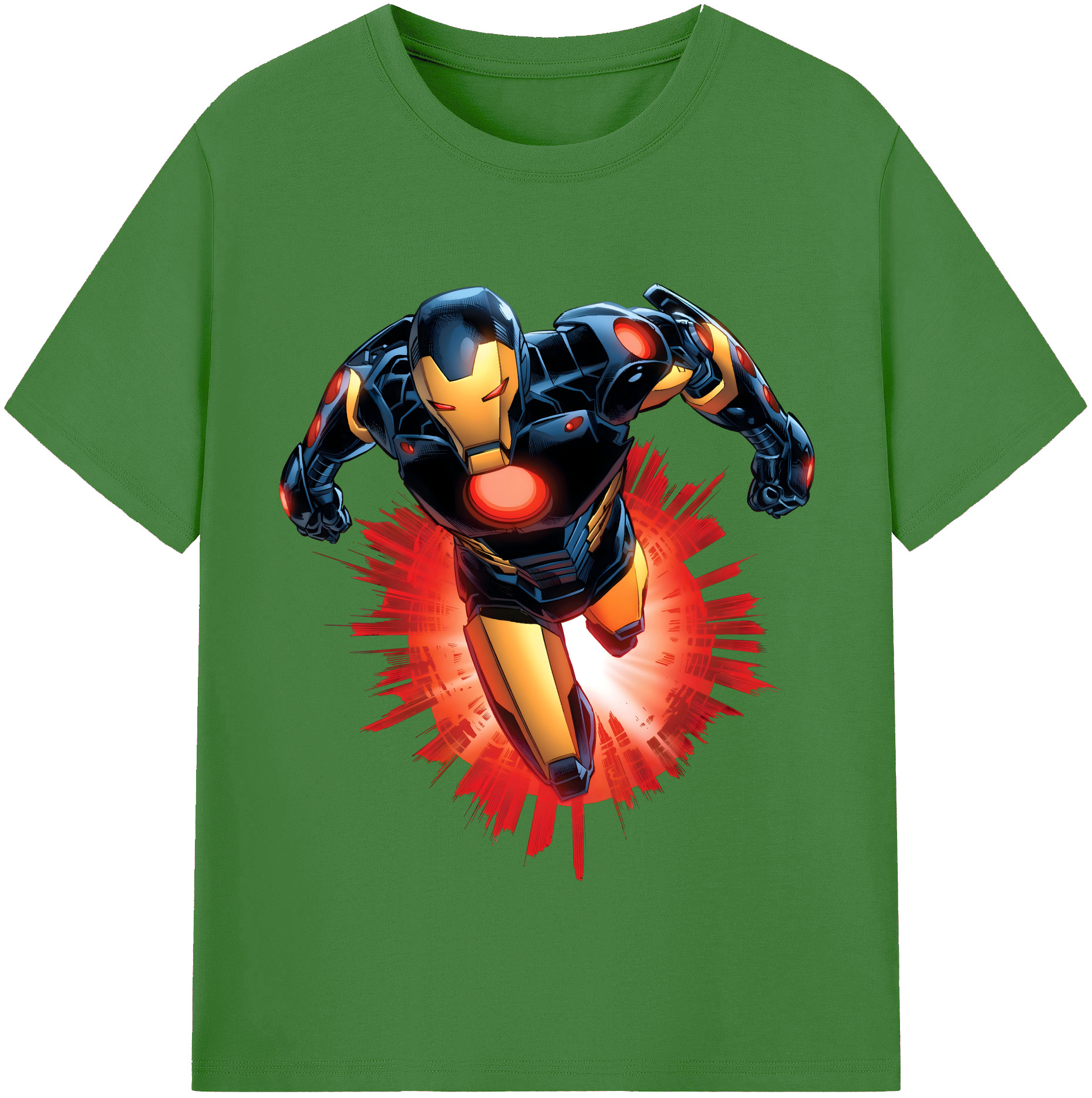 （画像用） アベンジャーズ The Avengers レディースカジュアルプリントTシャツ（綿100％）